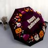 1 Stück Halloween Party Dekoration Regenschirm mit Kunststoffgriff, Geeignet für alle Jahreszeiten Zuhause Reise Outdoor RegenschirmDD1007