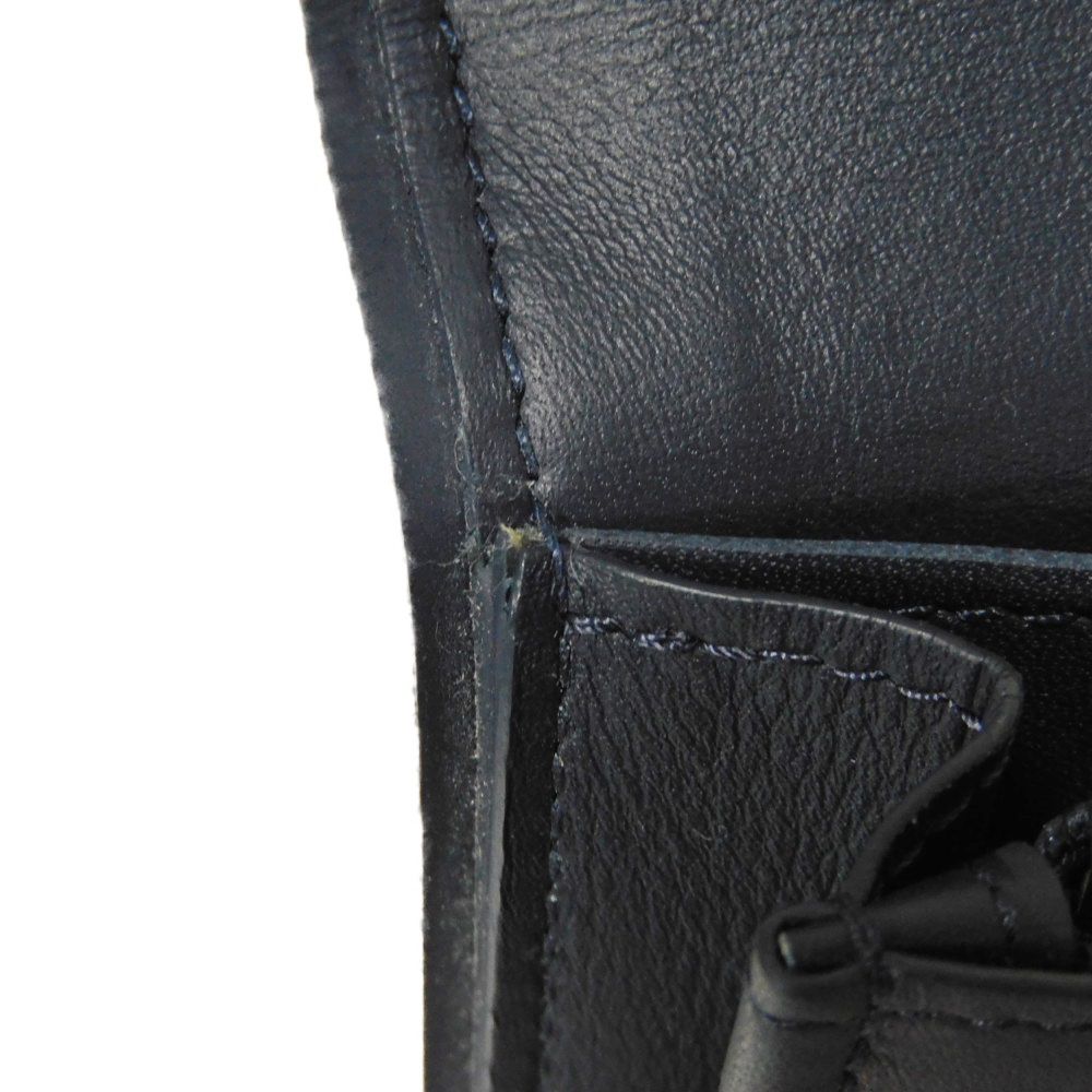 Used 12564 Portefeiulle Braza N63506 7940 New Logo White Navy Bifold Damier Coast Blue Marine Men's from Japan AUTHENTIC