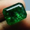 Natural Green Colombian Emerald Emerald Cut 9 Ct CERTIFIED Loose Gemstone A-3882