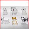 Collect Dog Fur and Store Them In A Compact Figurine Pendant Holder. Bottle for Snowy, Teddy, and Corgi Collectibles. Keychain for Collection.