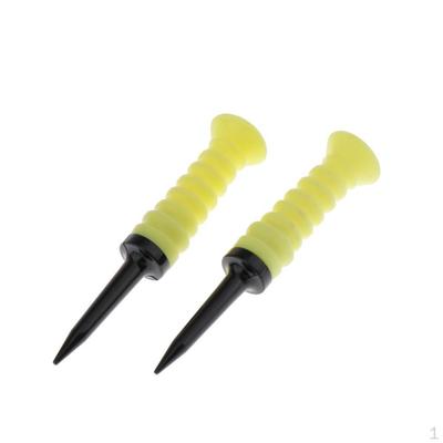 Plastic Golf Professional Tees - Low Resistance Flexible 82mm/3.23 Inch 4 Colors Available
