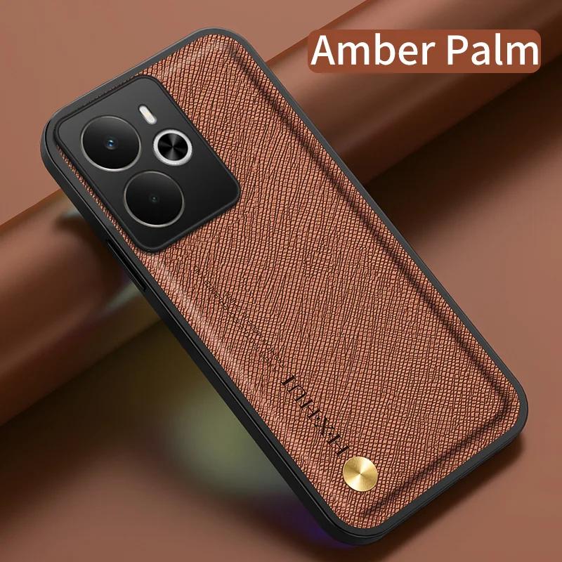 Magnetic Built-in Leather Case For Realme 14T 14X 14 5G Car Holder Shockproof Protective Cover For Realme 14 Pro Plus 13Pro+