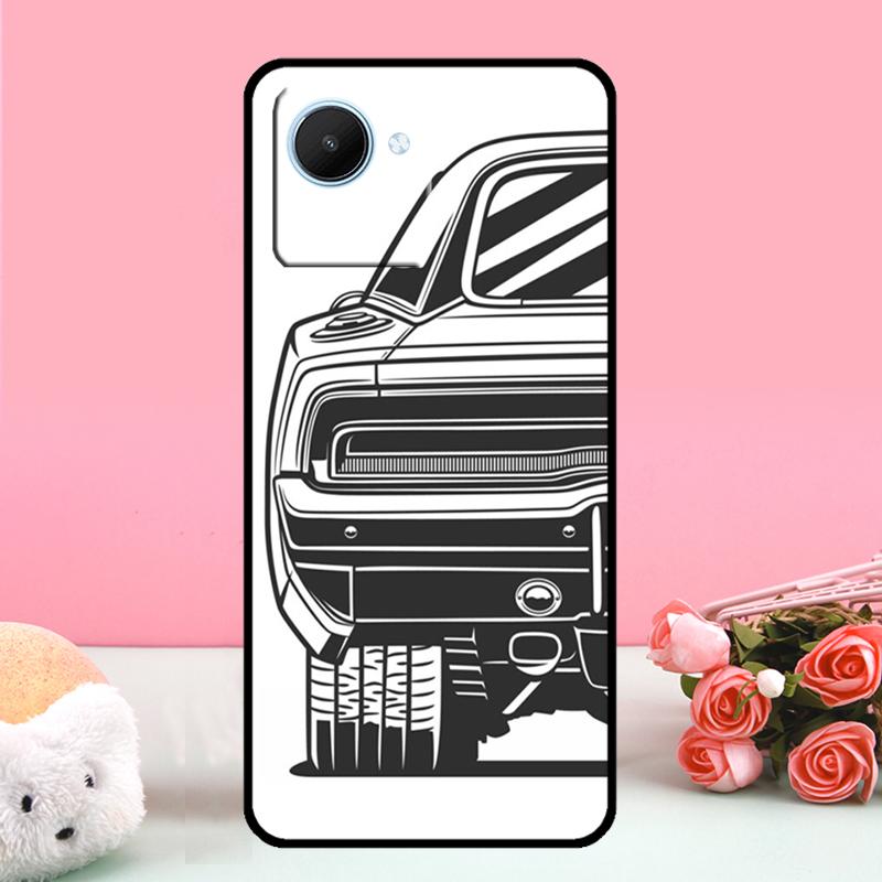 JDM Car For Realme 15 Pro GT7 10 11 12 13 14 Pro Plus C67 C65 C63 C61 C55 C53 C51 C35 C71 C75 Case