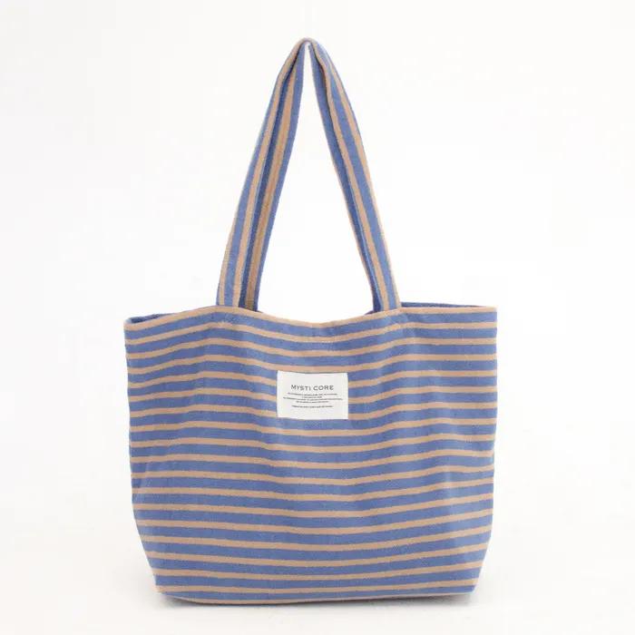 Terry Tote Bag Blue Sand