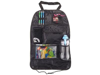 Seat Back Organizer, 59 X 38 Cm, Black