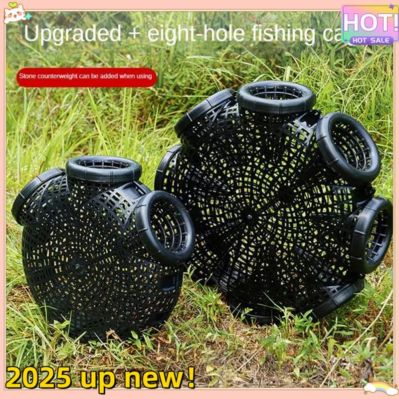 Classy-Folding Crayfish Catcher Casting Fish Network Crab Crayfish Shrimp Smelt Traps Mesh For Fishing Net Tackle Cage Easy To U