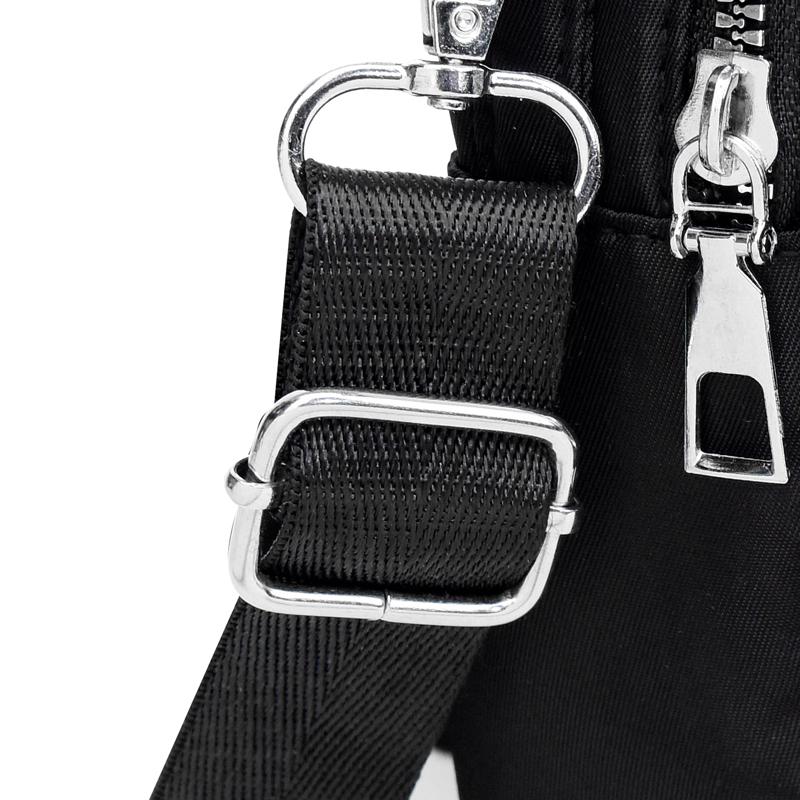 Water-Resistant Women's Crossbody Bag - Adjustable Strap  Zip Closure Minimalist Design Durable Polyester Lining