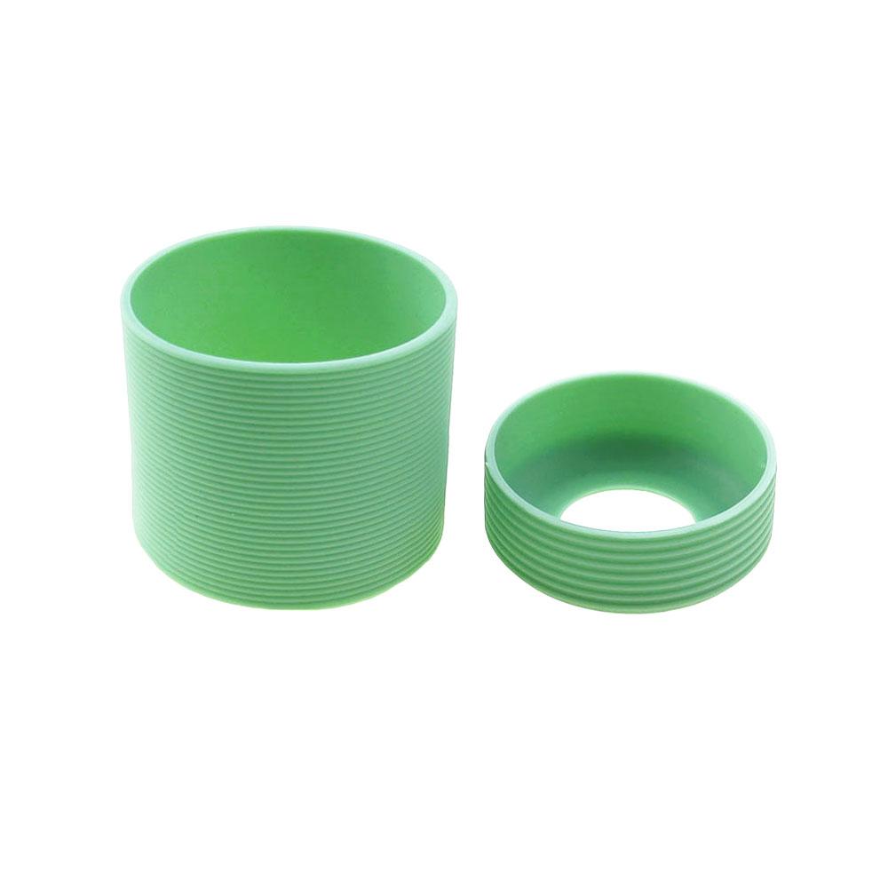 Silicone World 2pcs/set 6.0CM Threaded Silicone Cup Bottom Cover 60MM Heat Insulated Cup Cover Cup Bottom Coaster Cup Sleeve