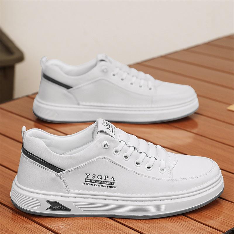 

Little white shoes 2025 spring youth trend board shoes men s one-pedal non-slip soft-soled fashion sports and leisure shoes 44