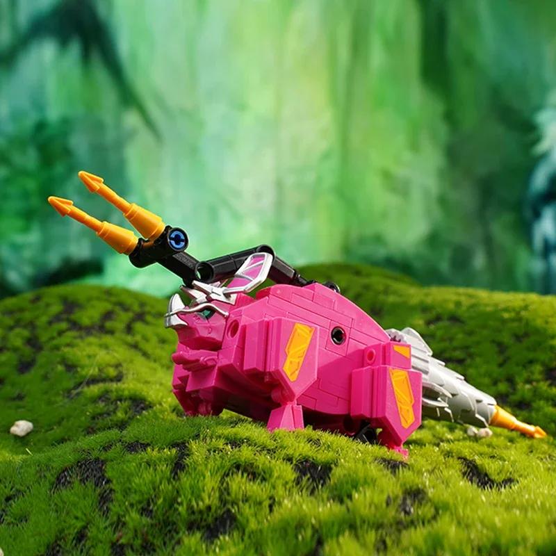 Keeppley Super Sentai Building Blocks 3 IN 1 Zyuden Sentai Kyoryuger Desktop Decoration Puzzle Assembling Model Toy Gift for Boy