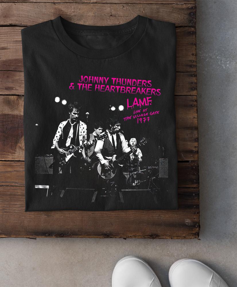 Джонни Тандерс The Heartbreakers Черная футболка Размер S-4XL II122 - BSS152 Унисекс футболка M