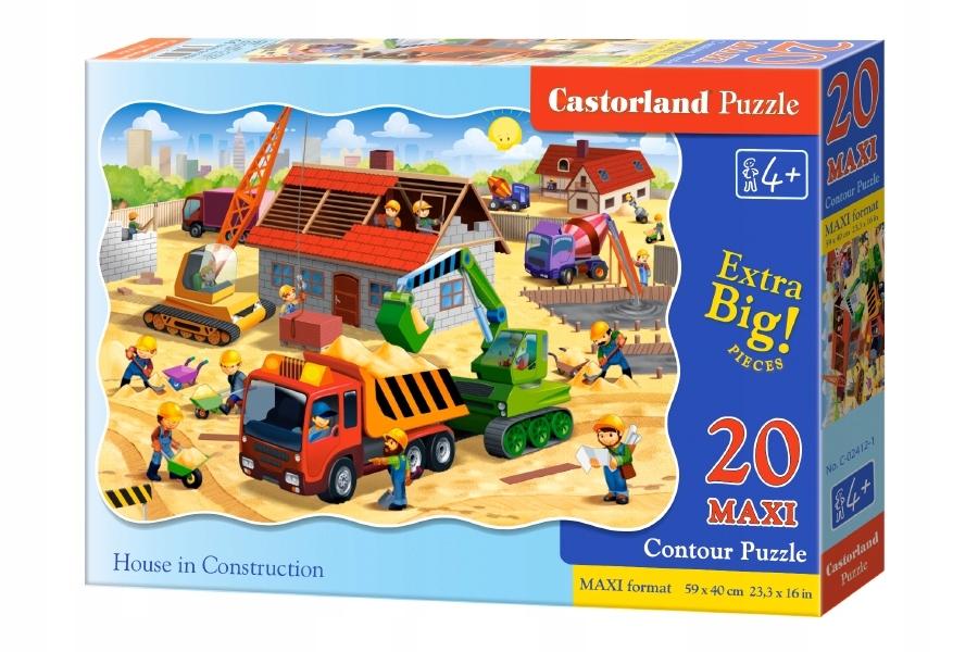 Puzzle 20 pieces Maxi C-02412 House in Construction