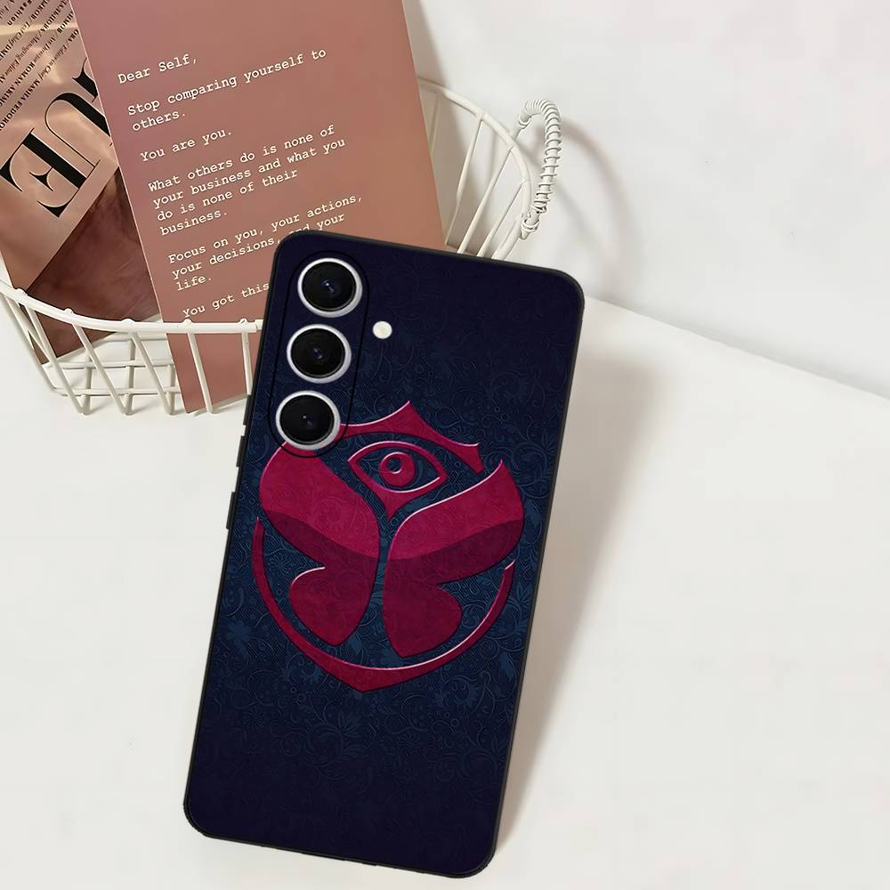 

T-Tomorrowlands Music Logo Phone Case For Samsung S 24 Fe 25 Ultra Plus 20 Lite 21 30 22 23 24 22 Ultra 5G Fundas Samsung S23 ULTRA 5G