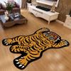 Cartoon Tiger Carpet - Durable and Easy To Clean Home Decor Living Room Sofa Coffee Table Rug Bedside Rug for Bedroom