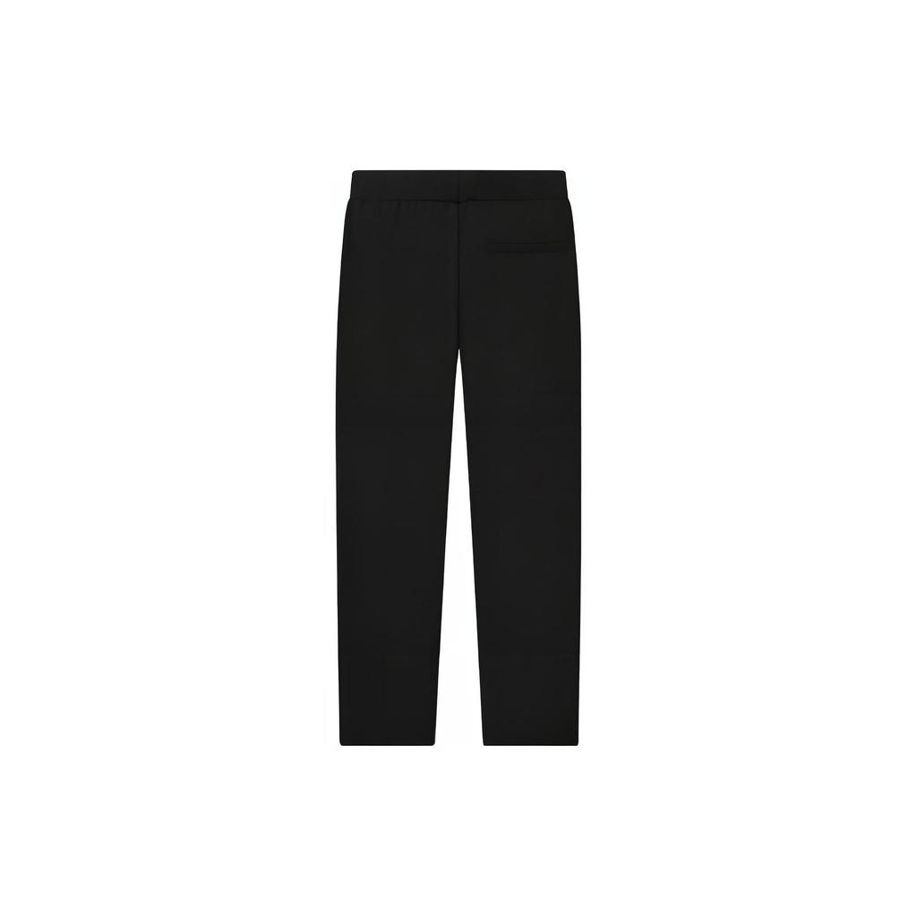 Fila Solid Color Straight Leg Mid Rise Casual Pants Men Bottoms Black F11M328602GBK