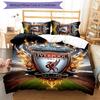 3pcs L-Liverpool (4) Design Cover Set - HD Printed Bedding with 1 Cover and 2 Pillowcases - Perfect for Home and Dorm Decor