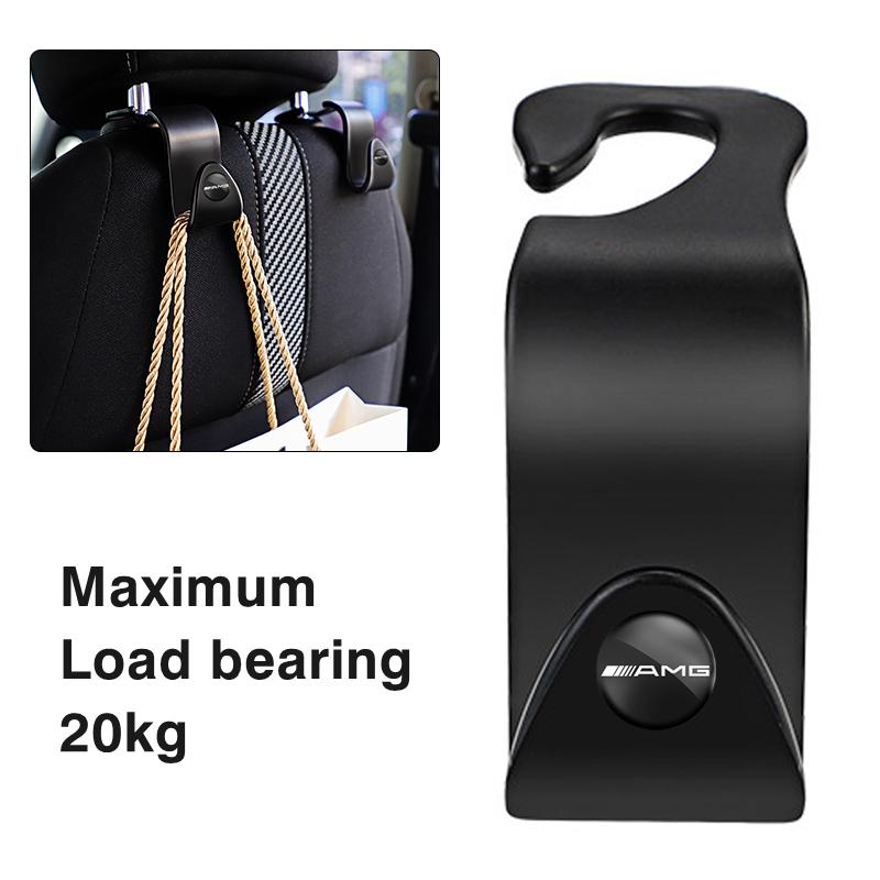 2/4Pcs Car Hooks Seat Back Organizer Holder Clips Auto Fastener Hooks For Mercedes Benz AMG W205 W204 W206 W213 W212 W211 W222 W PP70