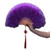 Vintage Feather Fan Women Feather Fan Lightweight Handheld Fans Convenient for Travel and Parties