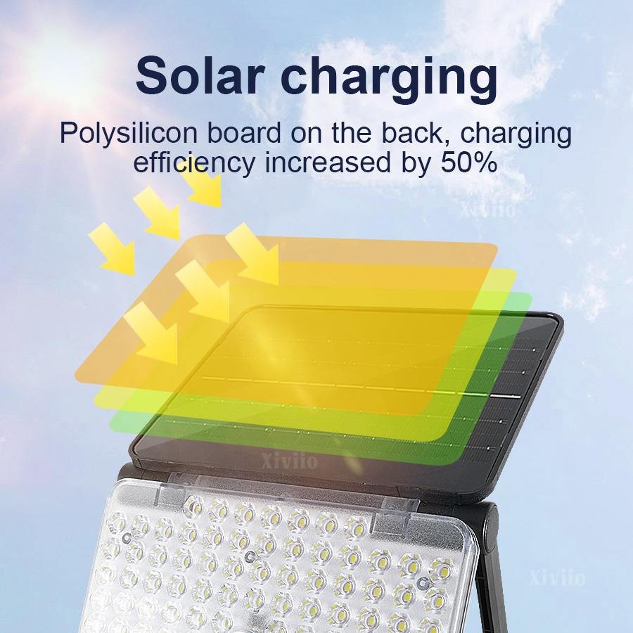 LED Solar Light Outdoor 137 LED Spotlights Waterproof Motion Sensor Human Solar Flood Security Wall Lights 3 Modes