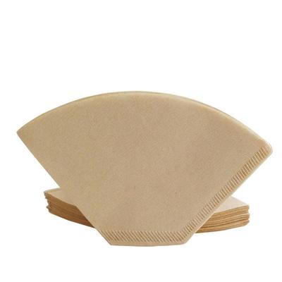 Form 101 Oblekt Miljövänlig Kaffebryggare Tillbehör Kaffemaskin Handbryggning Pappersfilter Pappersfilterpåse Kaffefilter