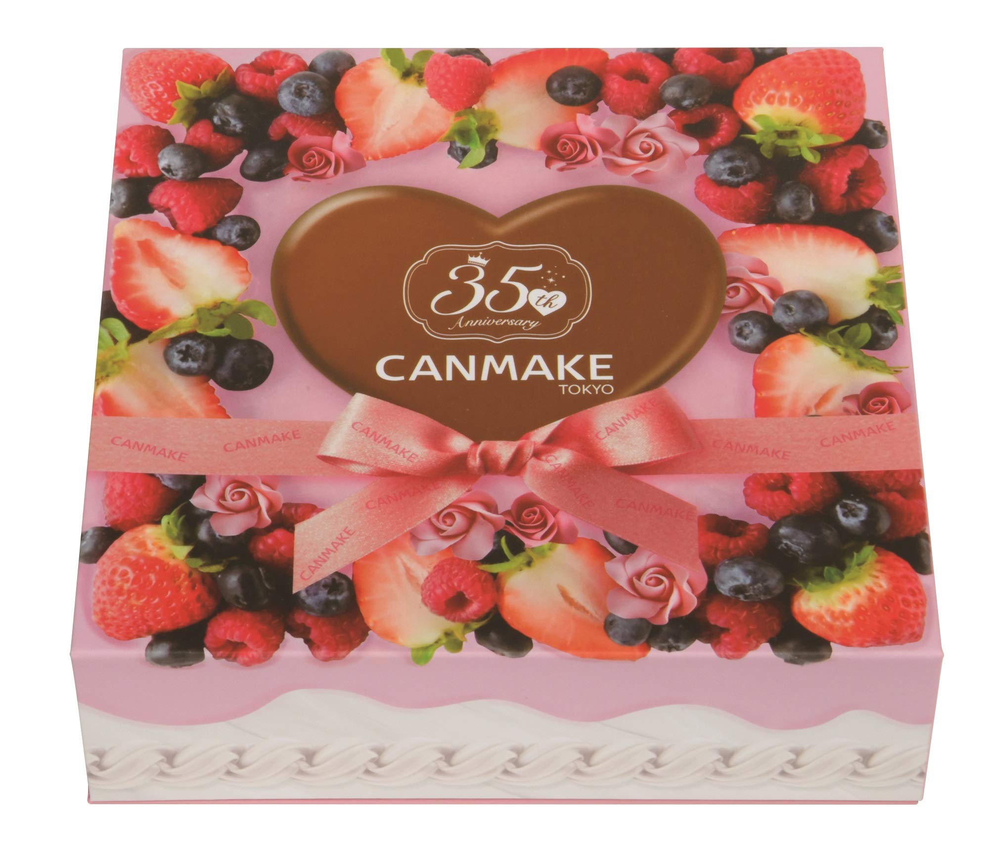 Canmake 35-летний юбилейный набор Melty Luminous Rouge Silky Souffle Eyes Quick Lash   04, 02, Завивка