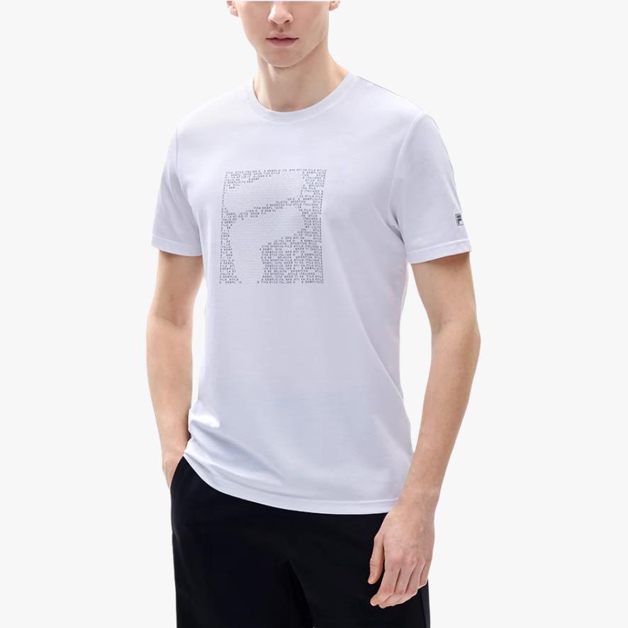 New FILA T Shirts Men's White F11M227113FWT