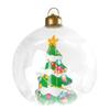 Aufblasbarer Weihnachtsball & Weihnachtsmann Schneemann Ornament für Außenrasen Dekoration