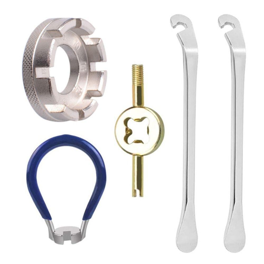 Heavy-Duty Bicycle Spoke Wrench Tools Steel Wheel Rim Spanner  Bike Disassemble