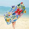 Soft Microfiber Beach Towel Small Floral  Beach Towel,soft and Absorbent,essential for Camping,swimming,and Beach Activities