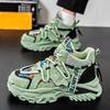 Men's Shoes Trendy Brand Versatile Casual Sports Niche Design Teenagers' Running Anti Slip Height Increasing Dad's