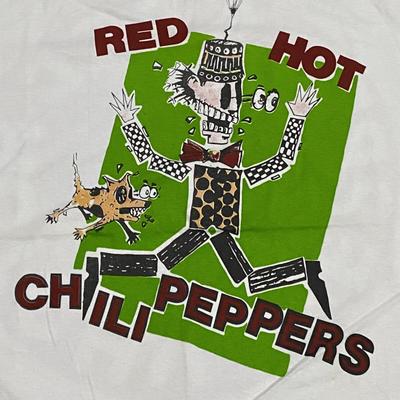 Vintage RED HOT CHILI PEPPERS  Tour Concert Single Stitch T-Shirt Mens Womens Tees Top REPRINT