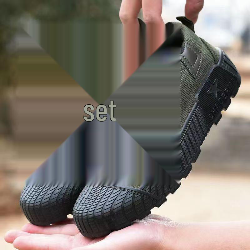 New Liberation Breathable Canvas Work Shoes for Farm and Construction, Available In High-Top and Low-Top Styles.