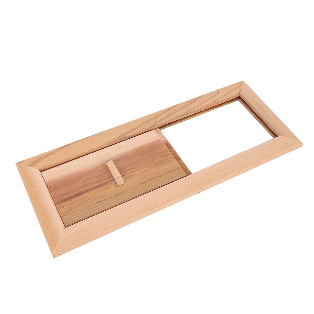 Cedar Wood Ventilation Grille for Sauna and   Room Ventilation, Made of High Quality Cedar Wood, No Odor, Non-Toxic,