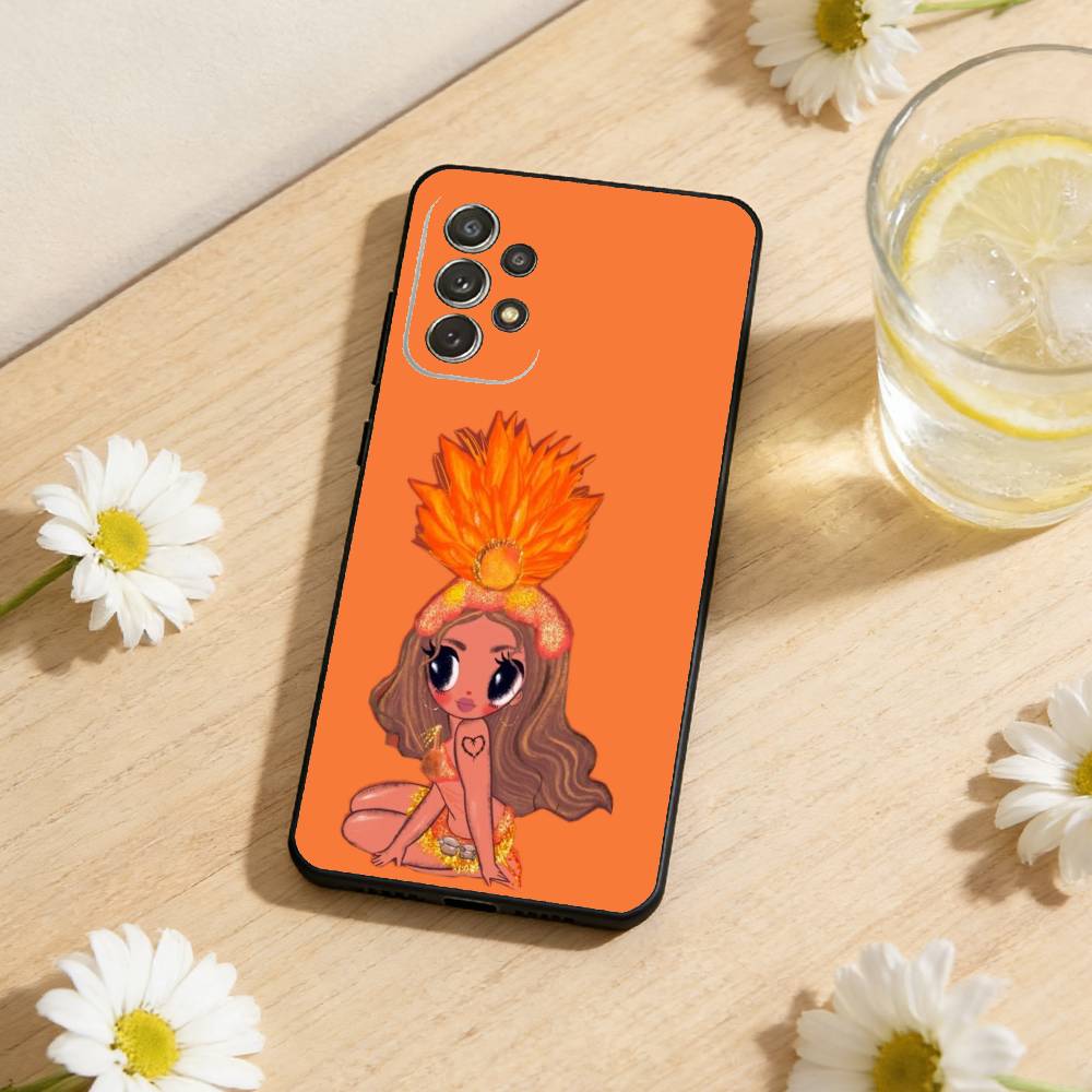 Vibrant Spring Charm M-Manana Sera Bonito Phone Case For Samsung S25,S24,S21,S22,S23,S30,Ultra,S20,Plus,Soft Black Shell