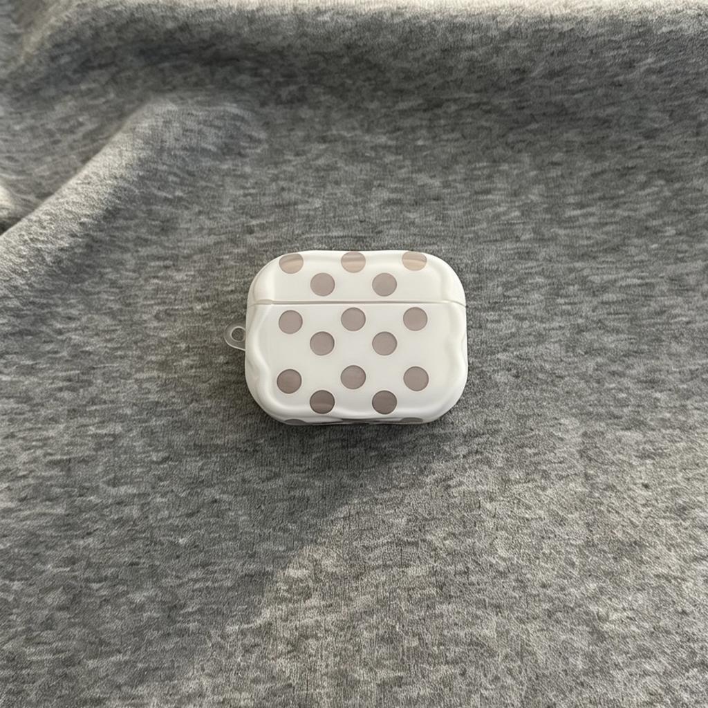 ins small fresh polka dots for airpodspro1 earphone cover Apple Bluetooth protective case 1st generation 1 soft silicone women
