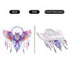 Sky Blue Bird Colorful Art Decoration, Colorful Translucent Pendant Home Decoration (8 Inches)