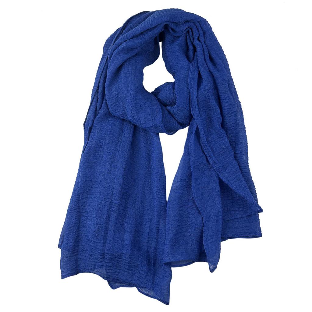 Women's Lightweight Soft Large Scarf: All-Season Classic Breathable Shawl, Long Headscarf, Silk Hijab
