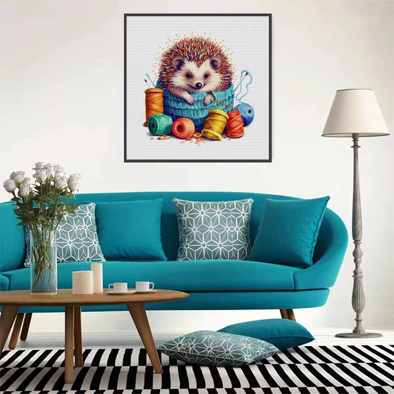 Nieuwe Collectie 5D DIY Volledige Cirkel Diamant Schilderen "Egel" Borduurwerk Kruissteek Huisdecoratie Cadeau