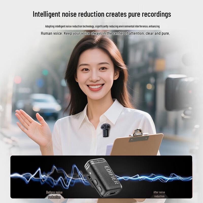 EDIFIER NeoMic Go Lavalier Wireless Microphone