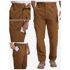 Men's Outdoor Cargo Pants - Multi-Pocket Lightweight  Straight-Leg Waterproof Breathable Hiking Camping Fishing Work Pants