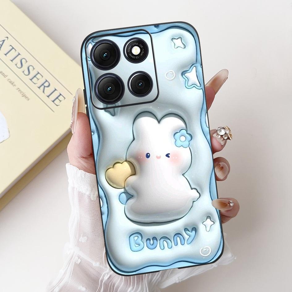 Shockproof Cover For Motorola Moto G86 Power Case Cute Cartoon Rabbit Soft Silicone Phone Cover For Moto G56 G 86 G86Power Funda
