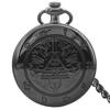 Cartoon Creepy Town Triangle One-Eyed Devil Necklace Quartz Pocket Watch