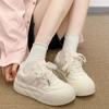Retro niche board shoes trendy versatile ugly cute big head shoes campus cute little white shoes platform bread shoes women