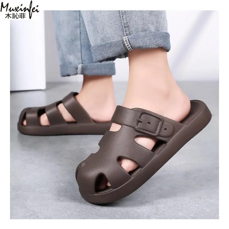 Fashion 2025 New Men'S Shoes Fashionable Men'S Slippers Anti Slip EVA Slippers Men'S Summer Shoes Cheap Shoes Clearance Free Shipping
