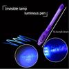 Conjunto de Canetas de Tinta Invisível 5/20 unidades - Escreva Mensagens Secretas - Inclui Luz UV para Revelar Mensagens
