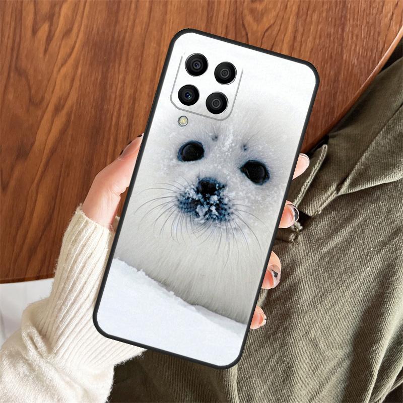Baby Seals Case For Samsung Galaxy M12 M32 M52 M35 M55 M15 M11 M13 M14 M06 M16 M36 M56 M31 M53 M34 M54