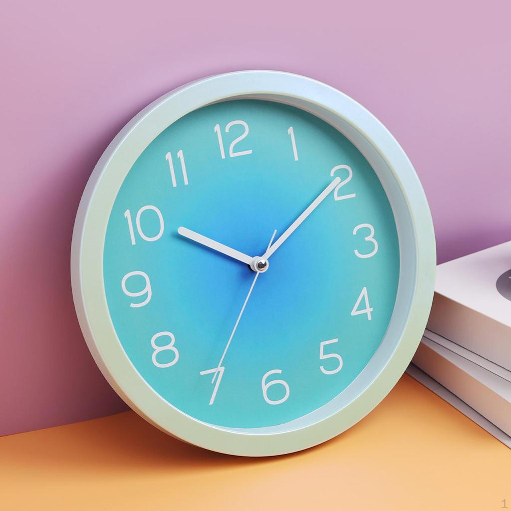 10 Inch Fashion Decorative Wall Clock Portable Hanging Without Battery for Bar Kitchen Cafe