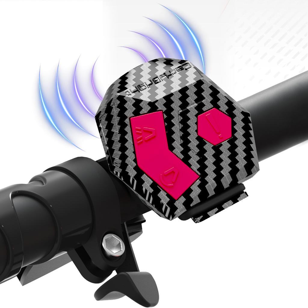 120db Tromba Elettronica per Bicicletta Forte Campanello Ricaricabile Antifurto per Bicicletta Tromba Impermeabile Anello di Allarme Avviso per Ciclismo Scooter
