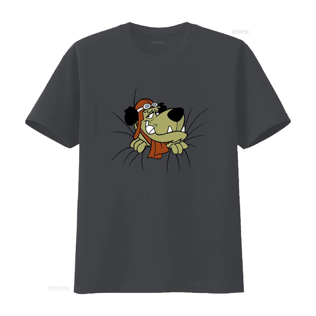 T-shirt double face vintage Hanna Barbera Muttley Cane Wacky Races per uomo Taglia USA S vintage Lavata streetwear uomo Leggermente