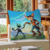 Cartoon R-Ratchet N C-Clank Maple Design Cushion Cover Happy Autumn Harvest Decor Holiday Decorati Pillow Cover